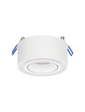 Nova Luce Brook - inbouwspot - Ø 9,6 x 7,8 cm, inbouwmaat 79 mm - wit