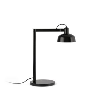 Faro Tatawin - tafellamp - 25 x 45,4 x 57,5 cm - satijnzwart en glanszwart