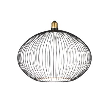 Segula Floating Globe Filo LED Oval - Ø 30 cm - E27 - 6W dimbaar - 2200K - zwart