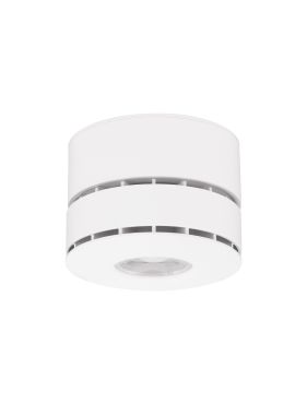 Nova Luce Lot - opbouwspot - Ø 10 x 7 cm - 15W LED incl. - wit