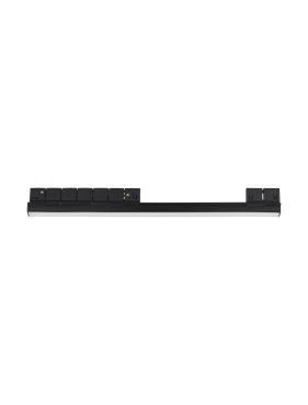 Nova Luce Breda - rail armatuur - 5,5 x 2,2 x 50 cm - 10W LED incl. - warm witte lichtkleur - zwart