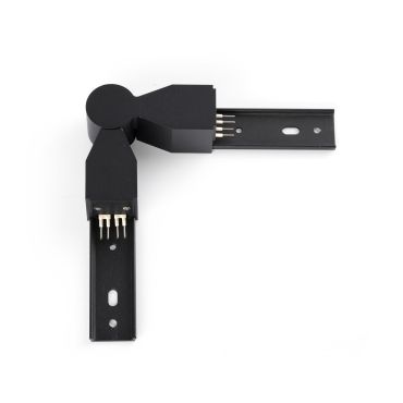 Faro Neso Slim - flexibel hoek connectie stuk - 45 tot 180 graden  - zwart
