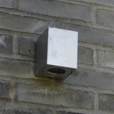Nordlux Canto Kubi 2 - buiten wandverlichting - 8,7 x 10,4 x 10 cm - 2 x 5W LED incl. - IP44 - gegalvaniseerd metaal