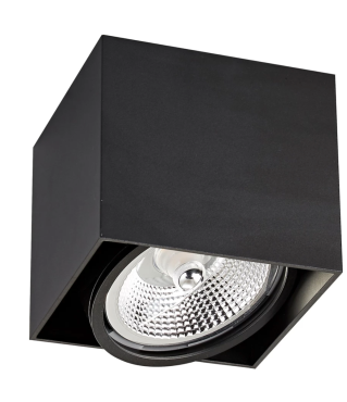 Zuma Line Box 1 - plafondverlichting - 13,5 x 13,5 cm - zwart