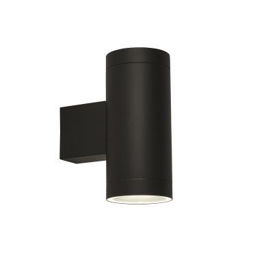 Searchlight Highbridge - buiten wandverlichting met dag/nacht sensor - 9 x 20,2 cm - IP44 - zwart