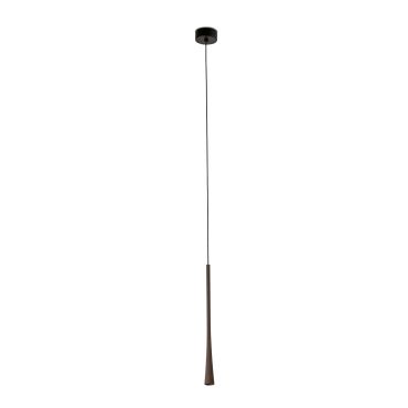 Faro Diana 400 - hanglamp - Ø 3,2 x 40 cm - 6W LED incl. - donkerbruin