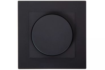 Lucide Inbouw dimmer - Fase aan en afsnijding - 7,6 x 7,6 x 5,1 cm - zwart