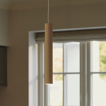 Nordlux Vico - hanglamp - Ø 12,5 x 150 cm - beige