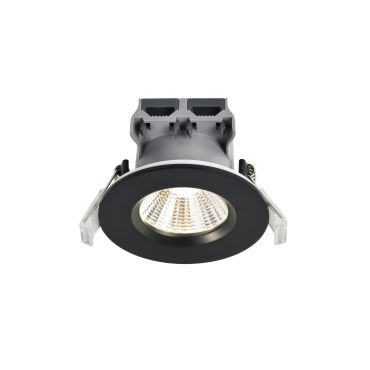 Nordlux Fremont 3-Kit - inbouwspot - Ø 85 mm, Ø 72 mm inbouwmaat - 3 x 4,5W dimbare LED incl. - IP65 - zwart