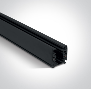 ONE Light Square Track Surface - 3-fase railsysteem - 2 meter - 16A - zwart