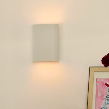 Lucide Ovalis - wandverlichting - 16 x 8 x 20 cm - wit