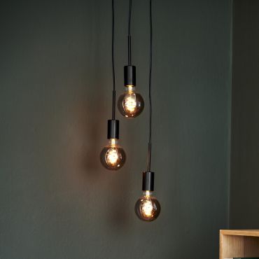 Nordlux Paco - hanglamp - Ø 22,6 x 217,3 cm - zwart