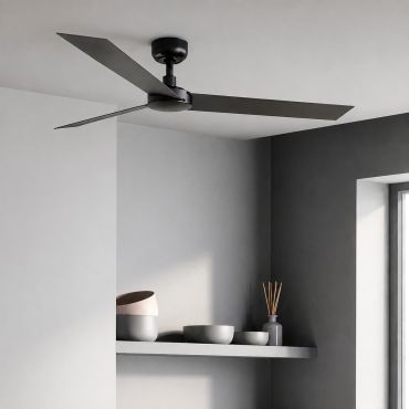 Faro Cruiser L - plafondventilator - Ø 132 cm - mat zwart