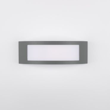 Nova Luce Zenith - buiten wandverlichting - 30,3 x 10 x 9 cm - IP44 - donkergrijs