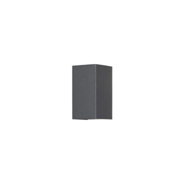 Konstsmide Cremona High Power - buiten wandlamp met 2 regelbare lichtbundels - 9,5 x 11,5 x 17 - 9W LED incl. - IP54 - antraciet