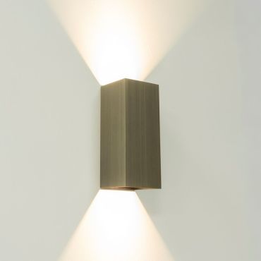 Artdelight Dante2 XL - wandlamp - 9 x 10 x 24 cm - antiek brons