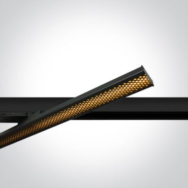 ONE Light Adjustable LED Linear Track Light - rail spot - 3-fase railsysteem - 59 x 3 x 4,5 cm - 30W LED incl. - zwart