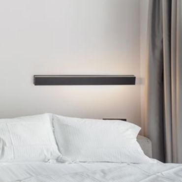 Nova Luce Colby - 5 x 4,2 x 60 cm - 21W LED incl. - zandzwart