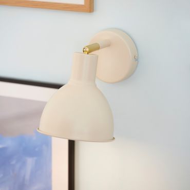 Nordlux Pop - wandlamp - 19 x 20 x 19 cm - beige