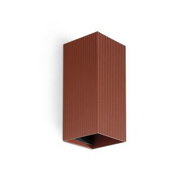 Faro Lune II L - wandlamp - 8 x 15,5 x 6,5 cm - terracotta
