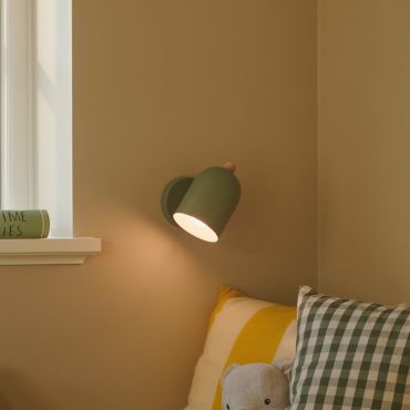Nordlux Gaston - wandlamp - Ø 19,5 x 19,5 cm - groen