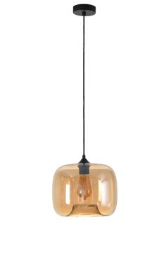 Artdelight Preston - hanglamp - Ø 28 x 178 cm - amber