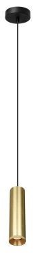 Artdelight Milano - hanglamp - Ø 6,6 x 175 cm - mat goud