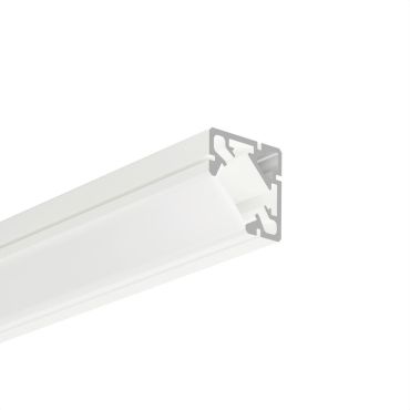 KLUS 45-plus - hoek ledprofiel - 1,9 x 1,9 cm - wit