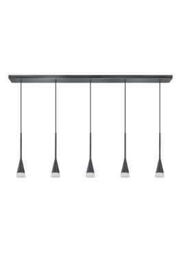 ETH Defender - hanglamp - 120 x 12 x 200 cm - zwart