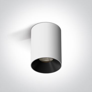 ONE Light Wall &amp; Ceiling LED - opbouwspot 1L - Ø 6 x 8 cm - 7W LED incl. - wit