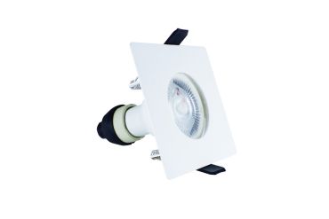 Integral LED London - inbouwspot - 85 x 85 mm, Ø 70 mm inbouwmaat - IP65 - wit
