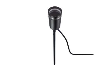 Integral LED Moroni - grondspot  op piek - Ø 6 x 37,2 cm - IP65 - zwart