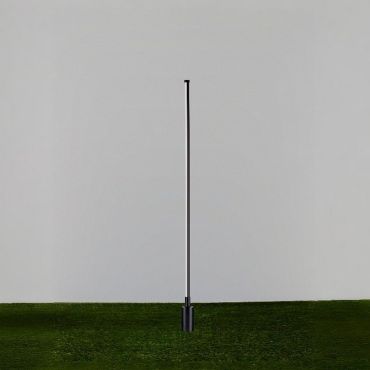 Nova Luce Dessay - tuinpaal - Ø 1,6 x 98 cm - 11W LED incl. - IP65 - zandzwart