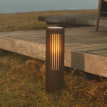 Nordlux Aludra 45 N - tuinpaal - Ø 12,4 x 45,4 cm - IP44 - bruin