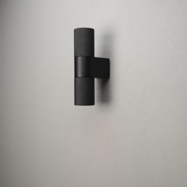 Konstsmide Temi Up/Down - buiten wandlamp - 6,5 x 11,5 x 23,5 cm - IP54 - zwart