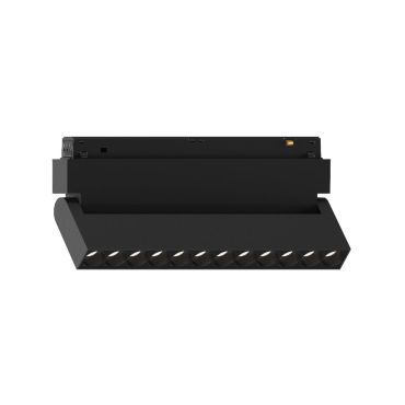 VK Lighting Eiva - magnetisch railsysteem - kantelbare railbalk - 21,9 x 2,15 x 9,9 cm - 12W LED incl. - DALI dimbaar - zwart