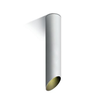 SHOWROOMMODEL - ONE Light Decorative Cut Cylinders - opbouwspot 1L - Ø 6 x 30 cm - wit en zwart