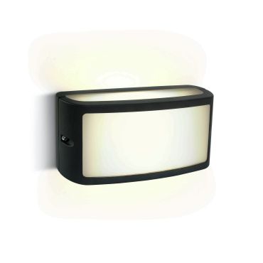 ONE Light Outdoor Wall Up &amp; Down Lights - buiten wandverlichting - 22 x 6,5 x 10,8 cm - 10W LED incl. - IP54 - antraciet