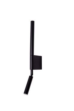Maxlight Organic H - opbouw wandlamp - 10 x 47 cm - 2 x 1W LED incl. - zwart