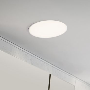 Nova Luce Perfect Profile Trimless - inbouwspot op afstandsbediening (incl.) - Ø 640 mm, 625 mm inbouwmaat - 40W dimbare LED incl. - 2700K-6000K - wit