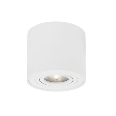 Nova Luce Gozzano - opbouwspot - Ø 8 x 9 cm - wit