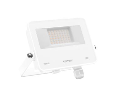 Century Italia Porteo CCT - verstraler - 16,2 x 3,6 x 14,4 cm - 30W LED incl. - instelbare lichtkleur - IP65 - wit