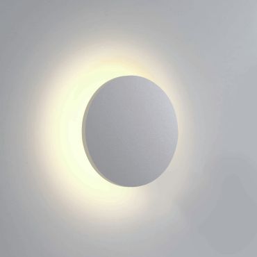ONE Light Backlight Range - buiten wandverlichting - Ø 16,3 x 6 cm - 7W LED incl. - IP54 - wit