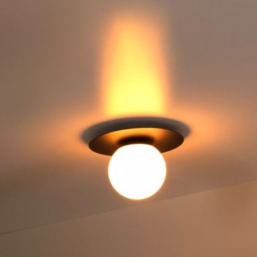 Lucide Tricia - plafondlamp - Ø 25 x 17,5 cm - zwart
