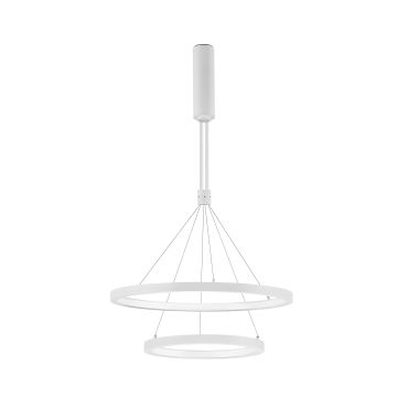 Nova Luce Empatia - hanglamp - Ø 60 x 120 cm - 60W dimbare LED incl. - zandwit