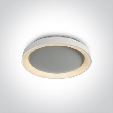 ONE Light LED Decorative Plafo - plafondverlichting - Ø 37,5 x 5,7 cm - 30W dimbare LED incl. - wit