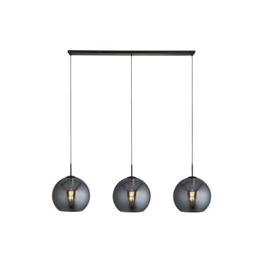 Searchlight Amsterdam - hanglamp - 120 x 30 x 240 cm - zwart