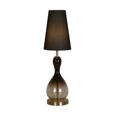 Searchlight Marakesh - tafellamp - Ø 20 x 67 cm - zwart