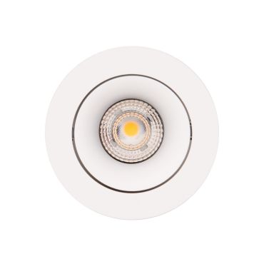 Maxlight Bellatrix Tilted voor H0112 - inbouwspot 1L - Ø 105 mm, Ø 90 mm inbouwmaat - wit