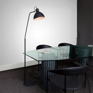 Lucide Shadi - staanlamp - 28 x 45 x 160 cm - zwart